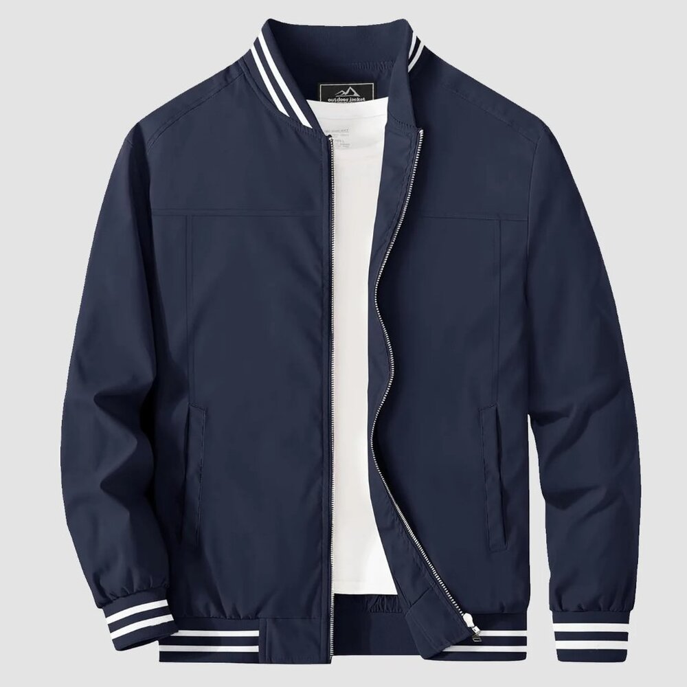 MagcoMsen Windbreaker Bomber Jacket Men's L NWT